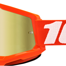 Strata 2 Goggles - Orange - Gold Mirror