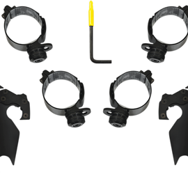 Batwing - Mounting Kit - Black - FLSB