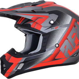 FX-17 Helmet - Force - Frost Gray/Red - Large