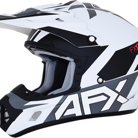 FX-17 Helmet - Aced - Matte White/White - 2XL