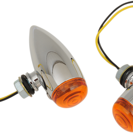 Bullet LED Marker Lights - Smooth - Amber