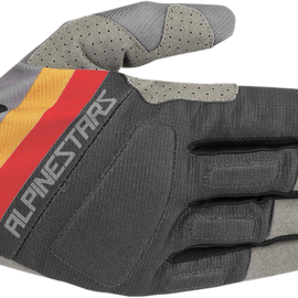 Aspen Pro Gloves - Gray/Brown/Red - Small