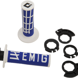 Grips - Emig - Racing - Blue/White