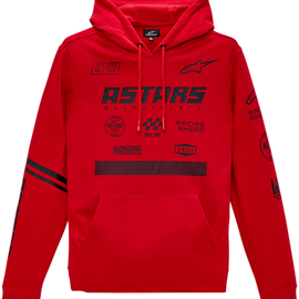 Multi Race Hoodie - Red - Medium