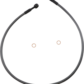 Brake Line - Front - 10 mm - 180° - 32" - KARBONFIBR