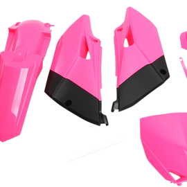 Replacement Body Kit - Fluorescent Pink/Black - YZ85