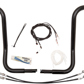 Black 16" Rounded Top Handlebar Kit84825988