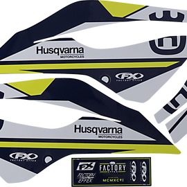 Evo 17 Graphic Kit - Husqvarna