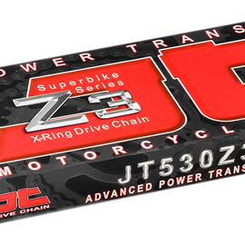 530 Z3 - Heavy Duty - X-Ring Sealed Drive Chain - Nickel- 112 Links