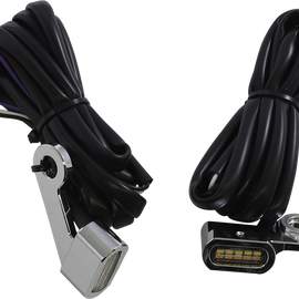 Marker Lights - White/Amber - Chrome