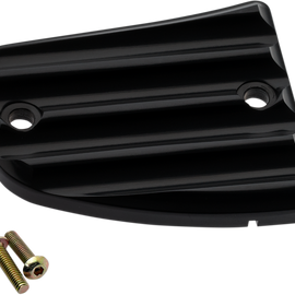 Master Cylinder Cover - Finned - Black