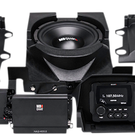 800W Audio System - 4 Speakers 2 Amplifiers - Can-Am