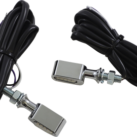 Marker Light - Clear/Amber - Chrome