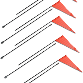 Flag and Pole - 6' Black Pole - 5 Pack