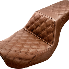 Step Up Seat - Lattice Stitched - Brown - Dyna282297287