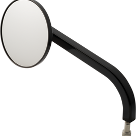 No. 7 Standard 3-1/4" Round Mirror - Black - Left