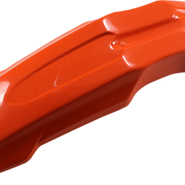 Universal Supermoto Front Fender - Orange