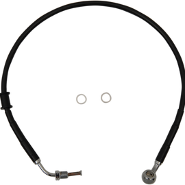 Brake Line - Front - +4" - Black - XL