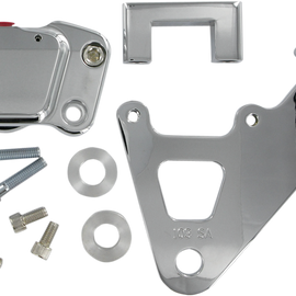 Rear Caliper - 86-99 FLT - Smooth Chrome