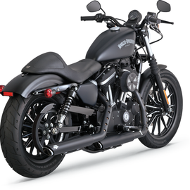 Twin Slash Mufflers - Black