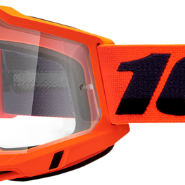 Accuri 2 OTG Goggles - Neon Orange - Clear