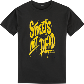 Streets Not Dead T-Shirt - Black - Large