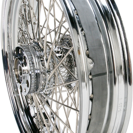 Rear Wheel - 60 Spoke - Single Disc/No ABS - Chrome - 16"x3.50"