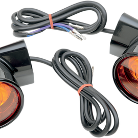 Bullet Turn Signal Lights FLT - Black