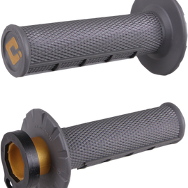 Graphite Half Waffle MX Grips