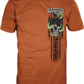 Run with the Ruthless T-Shirt - Orange - XL