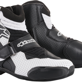 SMX-1R Vented Boots - Black/White - US 6.5 / EU 40