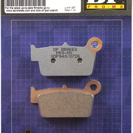 Pro MX Sintered Brake Pads - SDP940