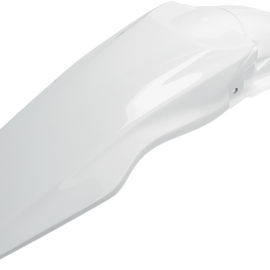 MX Rear Fender - White - Suzuki