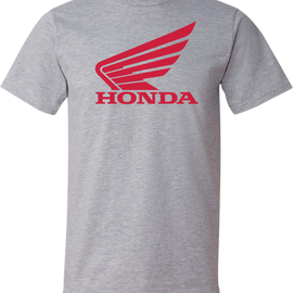 Honda Wing T-Shirt - Heather Gray - Large