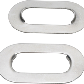 Axle Adjuster Plate - Stainless Steel - FX/FXST