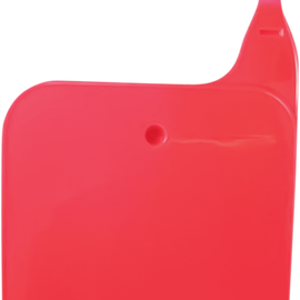 Front Number Plate- Fluorescent Red - Honda