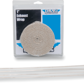 Exhaust Wrap with Tie - Tan - 1"x25'