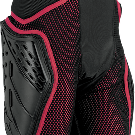 Bionic Freeride Shorts - Black/Red - Medium