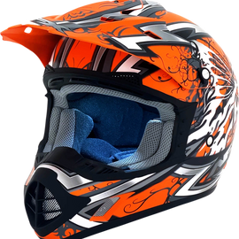 FX-17 Helmet - Butterfly - Matte Orange - Large