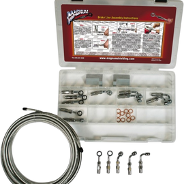 BYO Brake Line Basic Builder Kit - Chrome