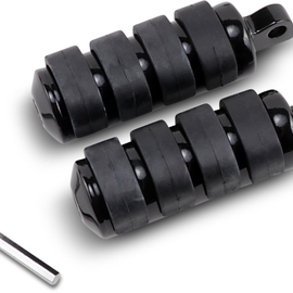 Soft-Ride Footpeg - Black - Large