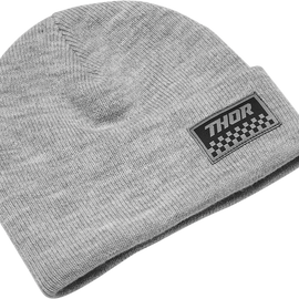 Checker Beanie - Gray