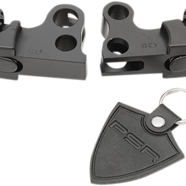 Black Journey Lever Set for Harley Davidson9051