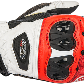 Supertech Gloves - Black/White/Red - 2XL