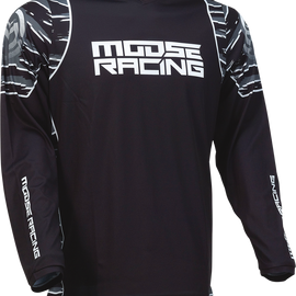 Qualifier Jersey - Black/White - 5XL