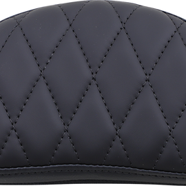 Diamond Stitched Sissy Bar Pad - Black