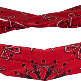 Polyester Cooldanna® - Red Paisley