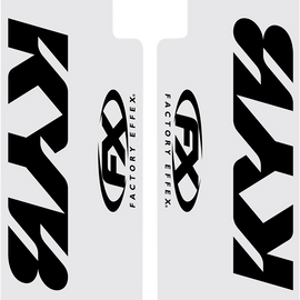 Fork Shield Decal - Kayaba - Black
