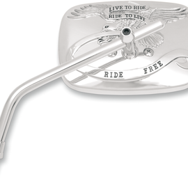 Live to Ride Free Mirror - Chrome - 10 mm - Left