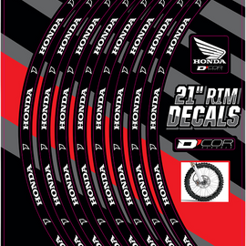 Rim Decal - Honda Logo - 21" Front